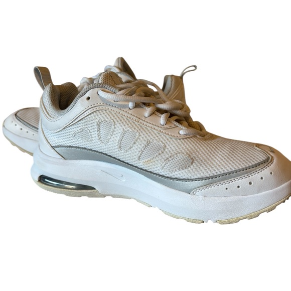 Nike Air Max Women's White and Silver Sneakers - Picture 7 of 7